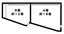 スタジオの間取り